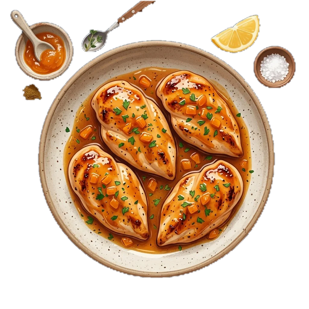 Apricot & Lemon Glazed Chicken