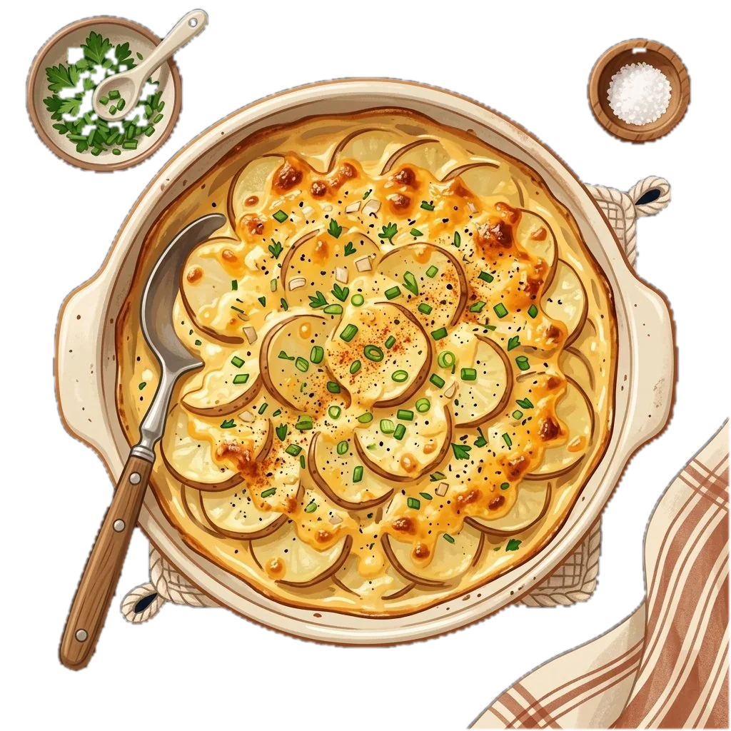 Healthy Potato Au Gratin