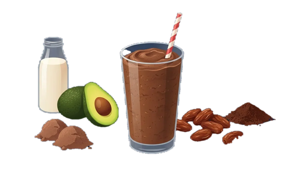 Avocado Cocoa Mass Shake