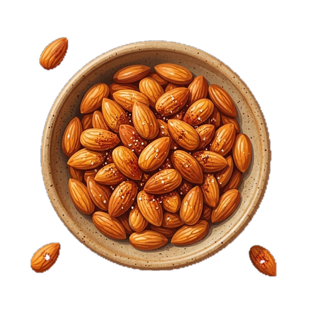 Spiced Oven-Roasted Almonds