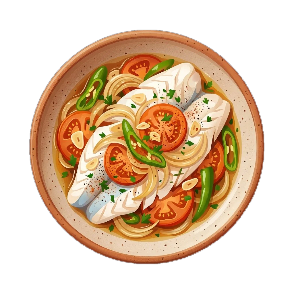 Steamed Fish (Turkish Style)