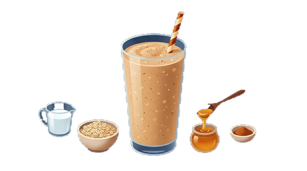 Honey Oat Milk Pre-Workout Shake