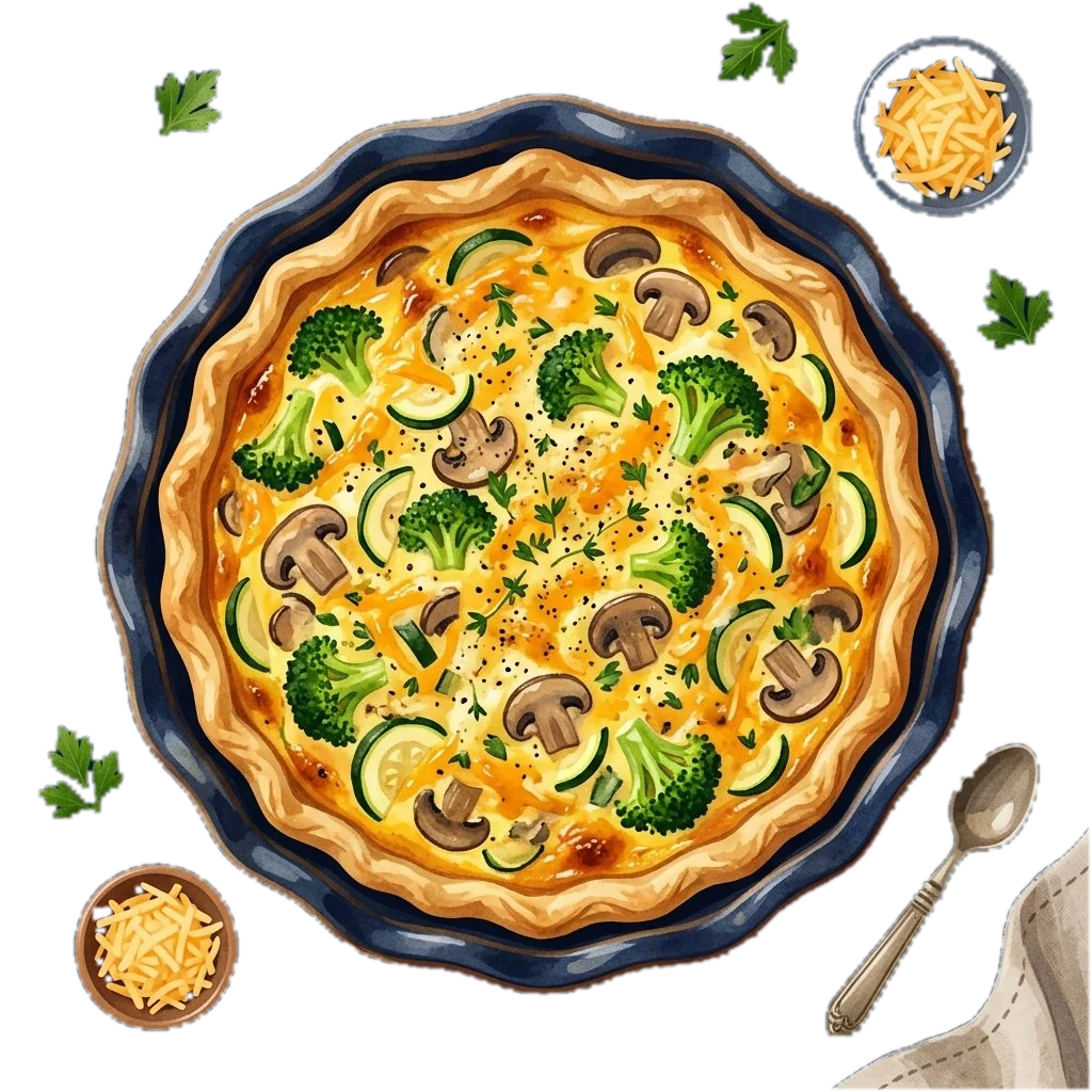 Easy Vegetable Quiche