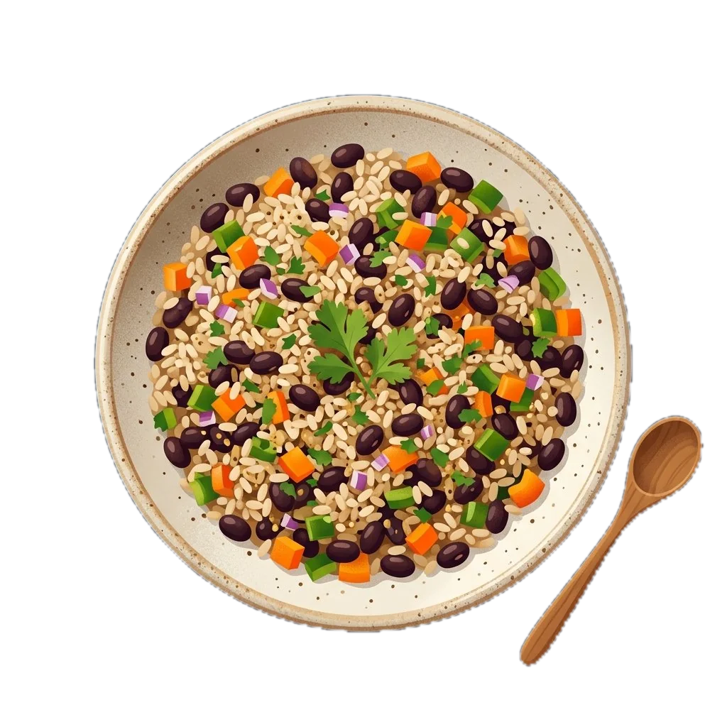 Black Bean and Brown Rice Salad