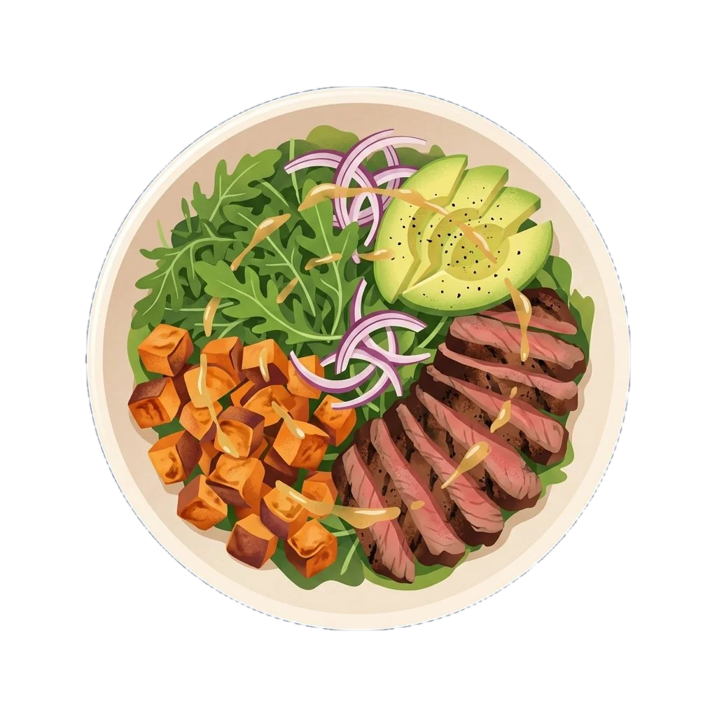 Steak & Sweet Potato Bowl