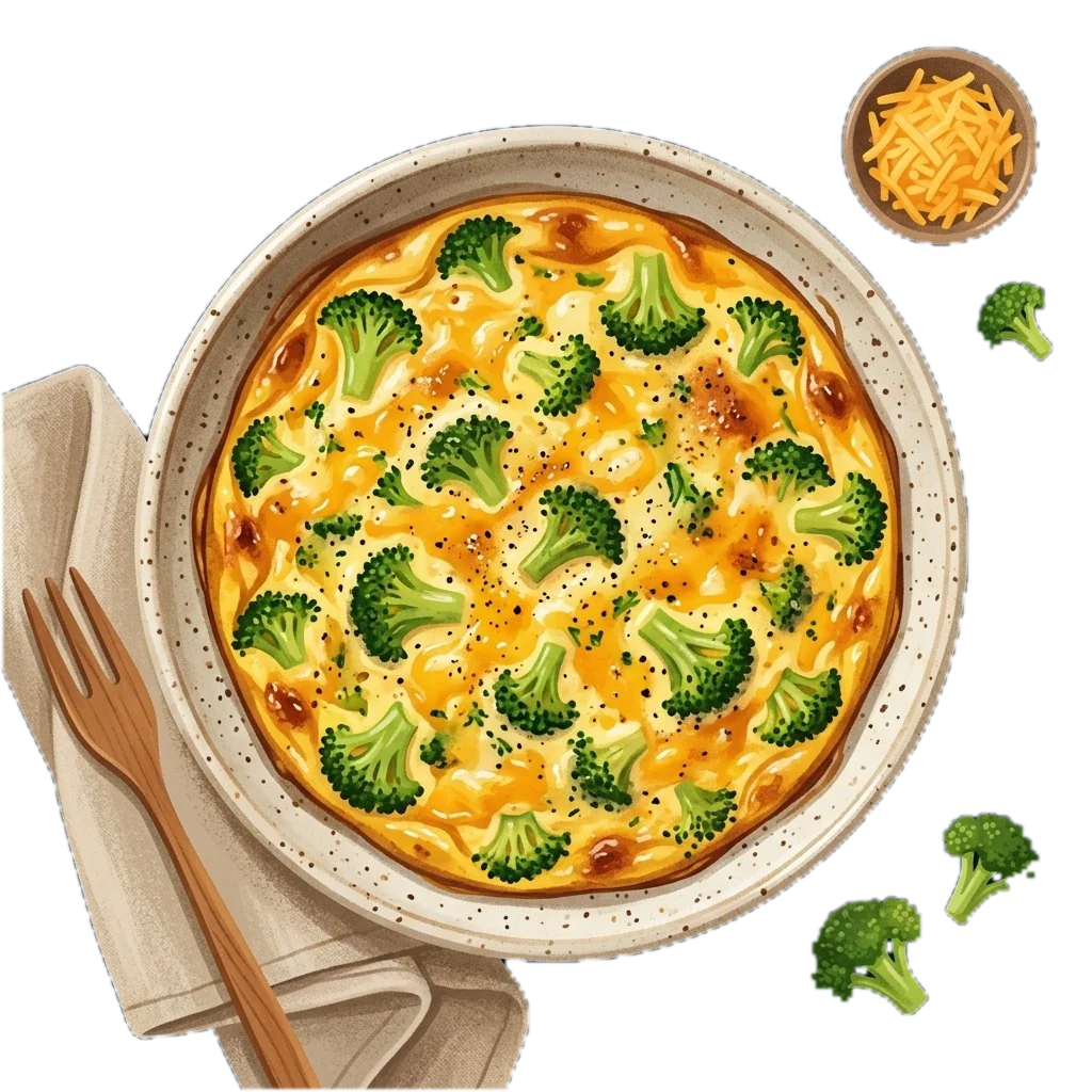 Broccoli and Cheddar Frittata