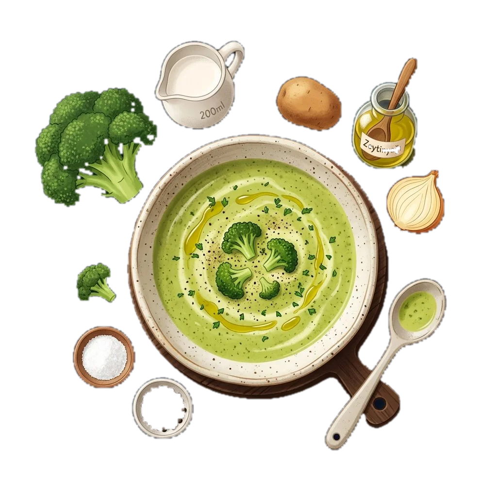 Light Broccoli Soup