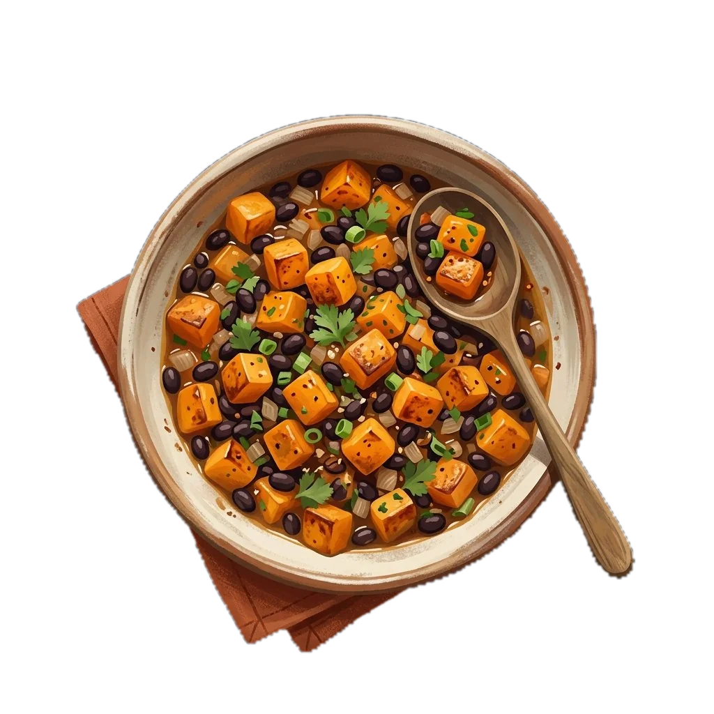 Butternut Squash and Black Bean Skillet