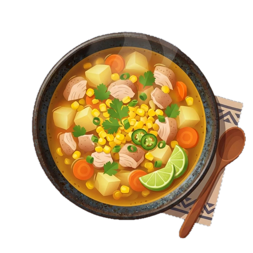Mexican Chicken Soup with Corn and Lime (Caldo de Pollo)