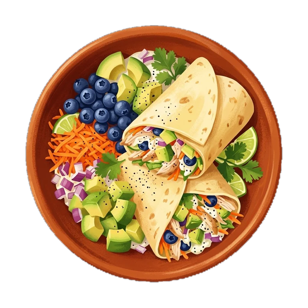 California Avocado and Chicken Summer Wrap