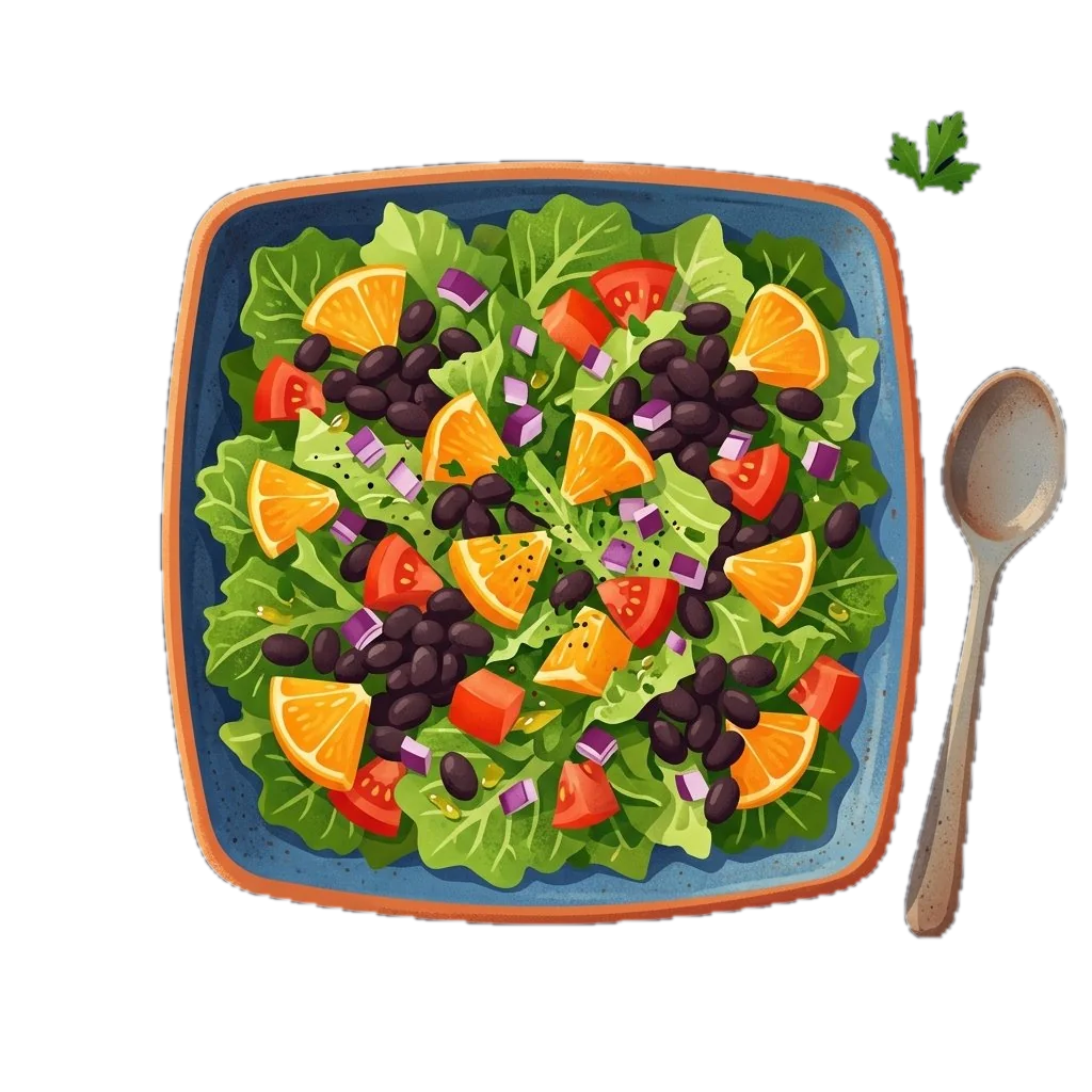 Caribbean Black Bean and Orange Salad