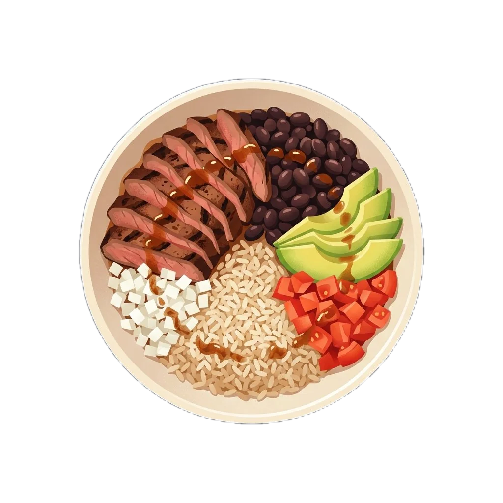 Grilled Steak Rice Bowl (Carne Asada)