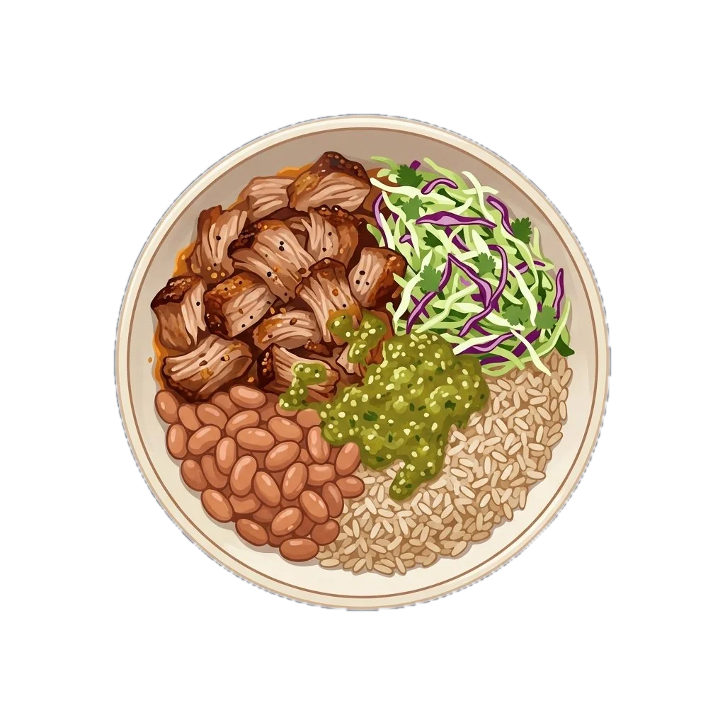 Oven-Roasted Pork Carnitas Bowl (Carnitas)