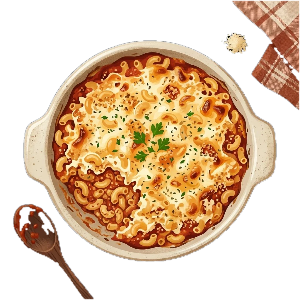 Baked Cheese and Macaroni Casserole