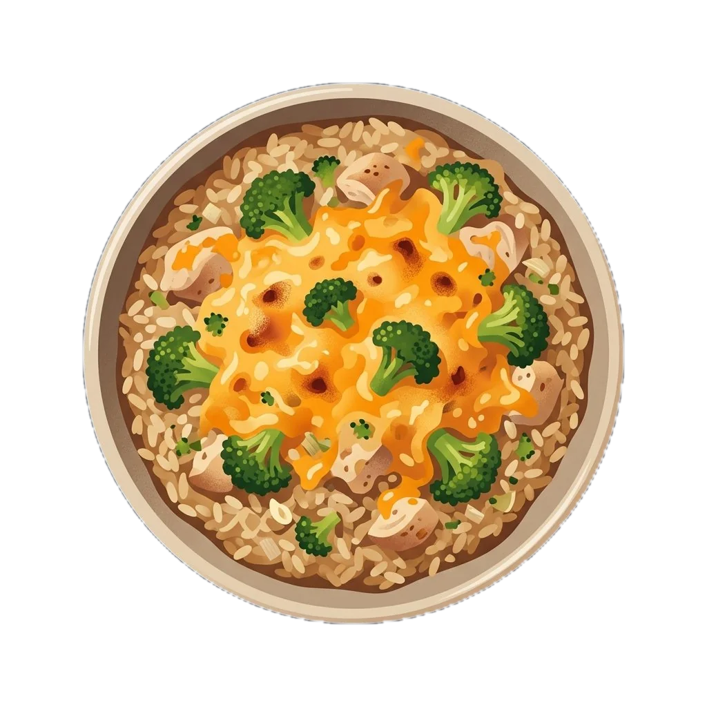 Cheesy Chicken, Broccoli, and Rice Casserole