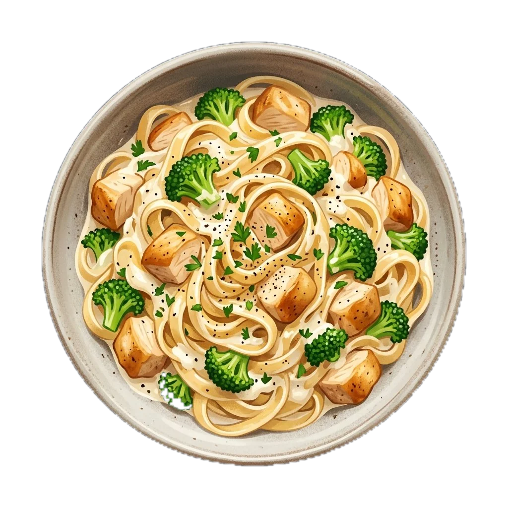 Creamy Chicken and Broccoli Alfredo