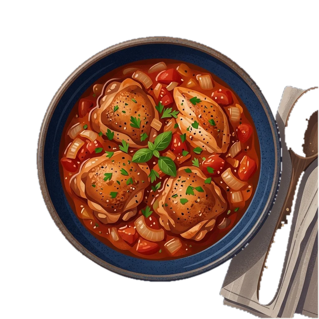 Easy Chicken Cacciatore