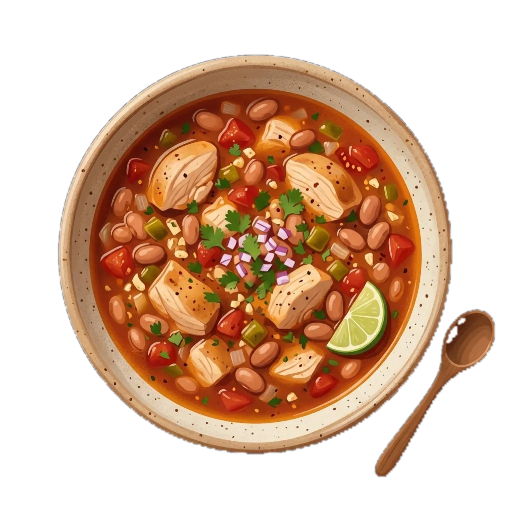 Chili Chicken and Bean Soup