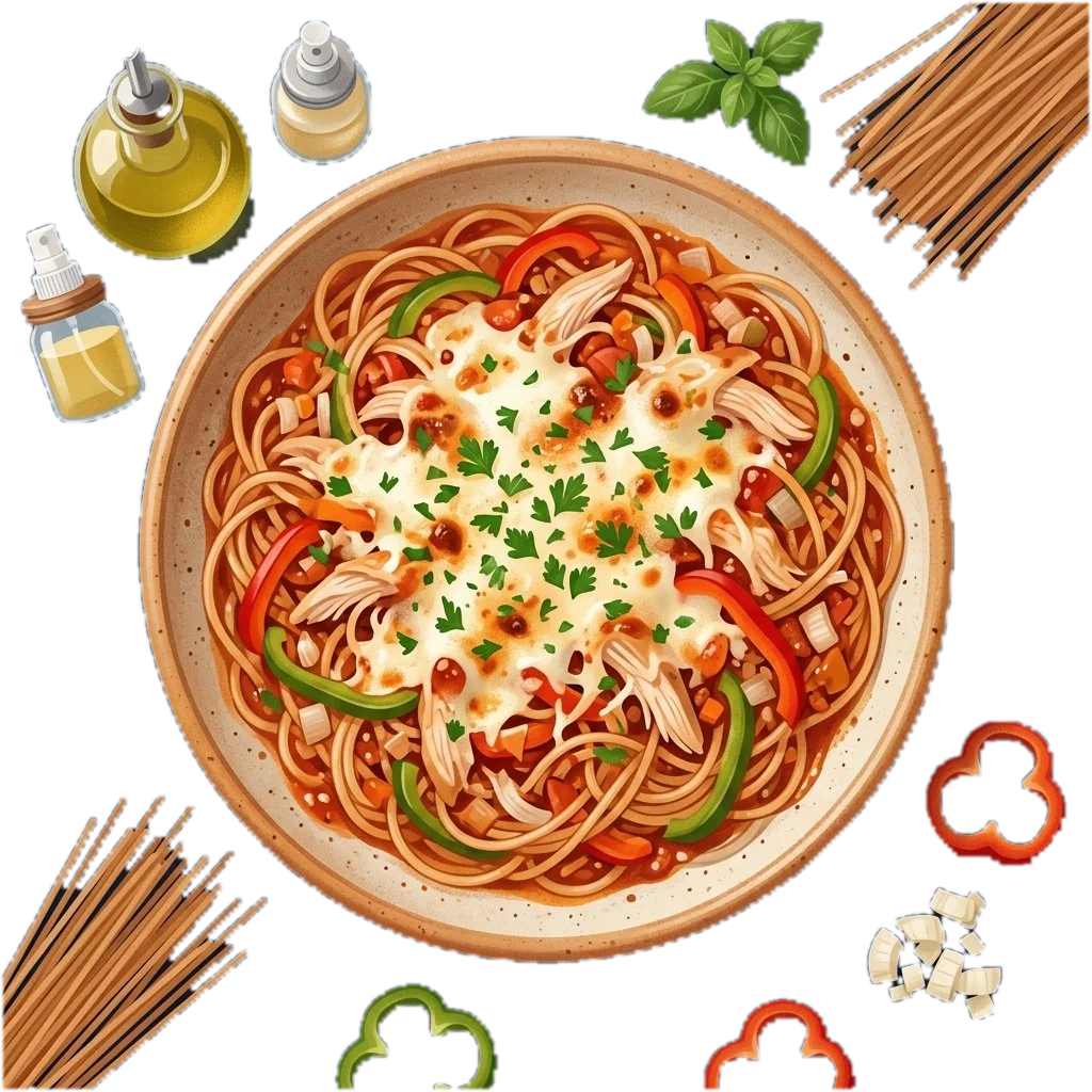 Baked Chicken Spaghetti