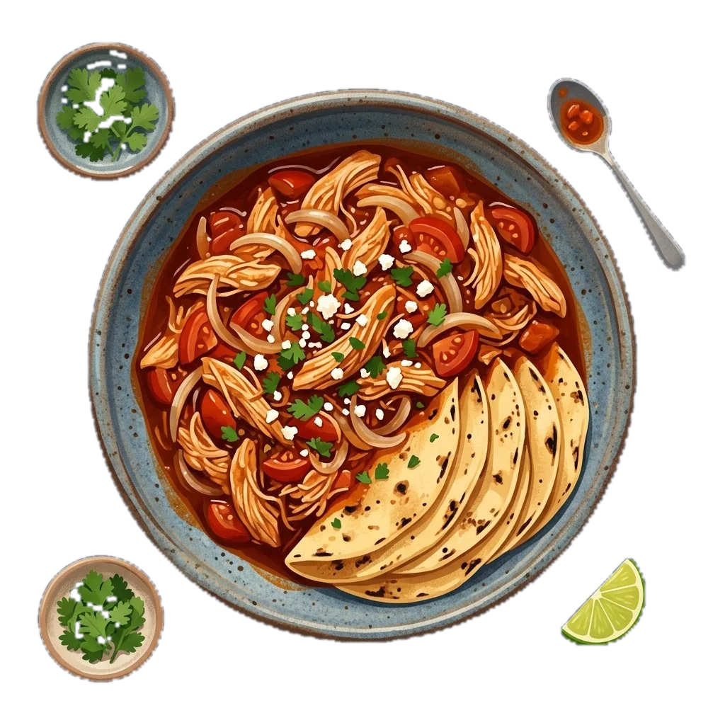 Chicken Tinga Tacos (Tinga de Pollo)