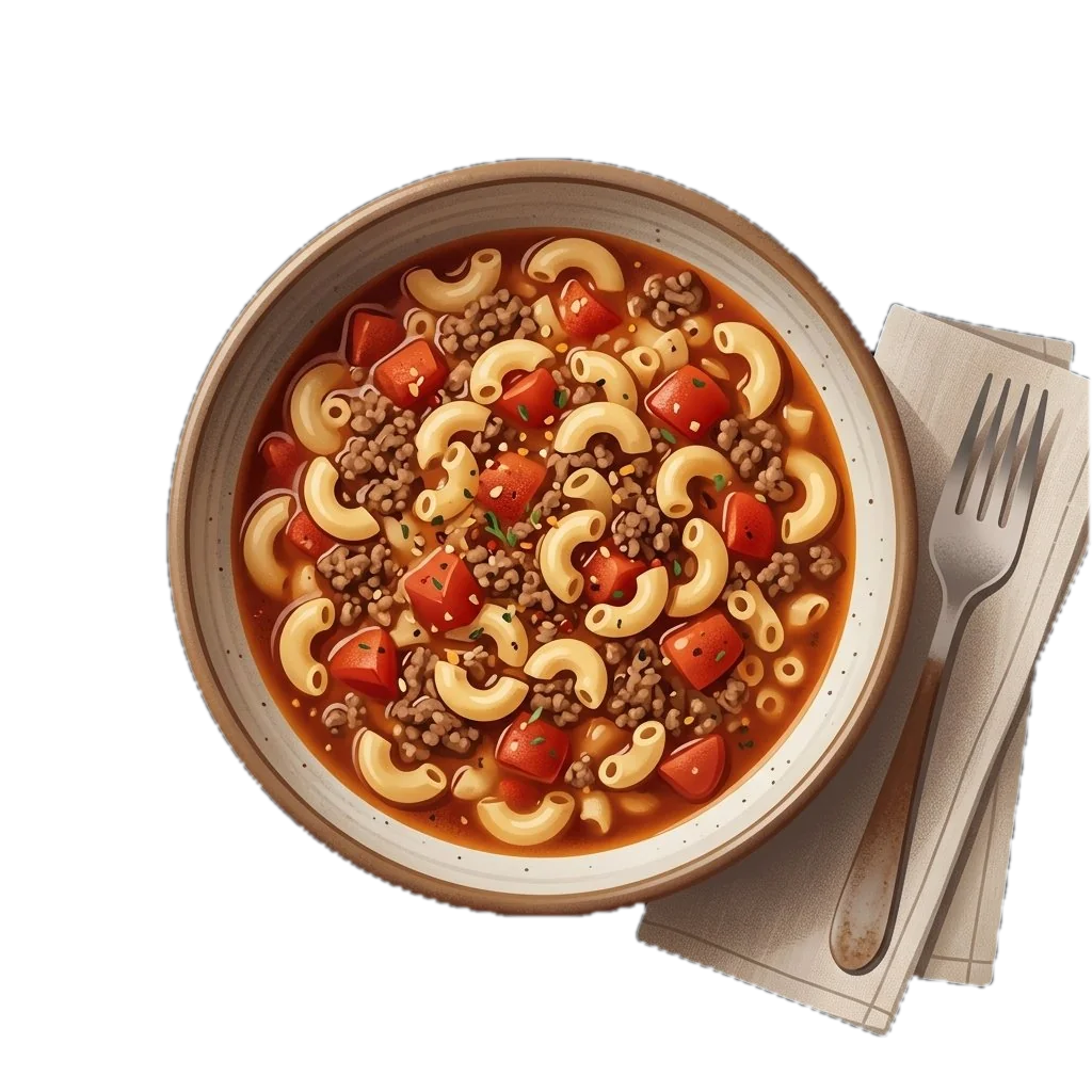 Chili Tomato Beef Macaroni