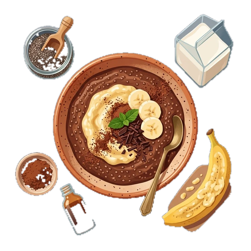 Sugar-Free Chocolate Chia Pudding