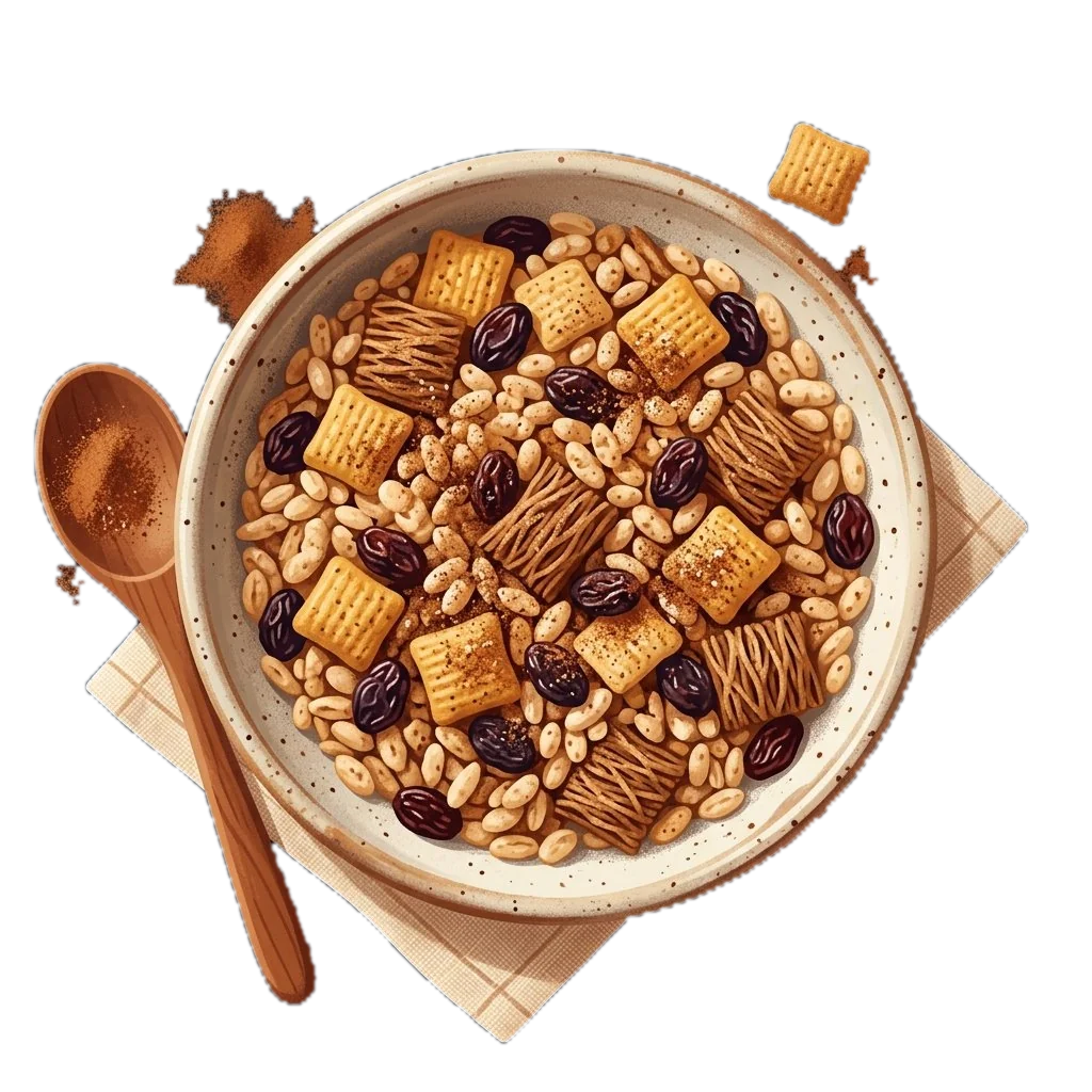 Cinnamon-Raisin Breakfast Cereal Mix