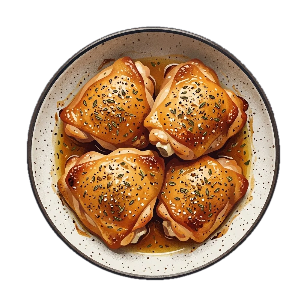 Citrus Herb Baked Chicken Thighs
