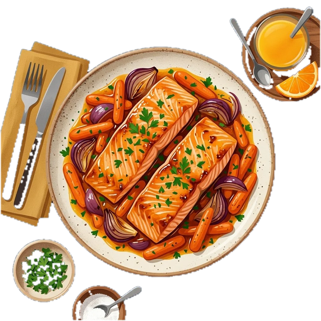Citrus-Glazed Salmon Fillets