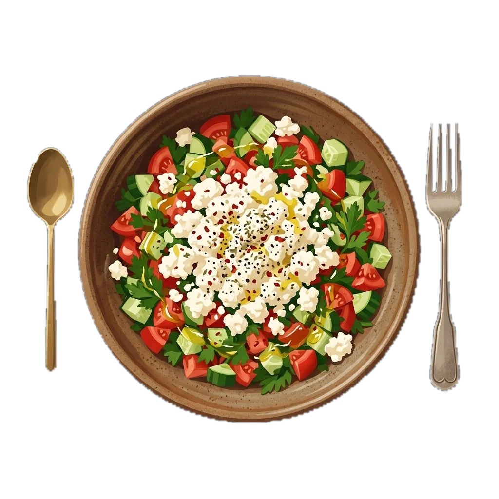 Cokelek Cheese Veggie Bowl