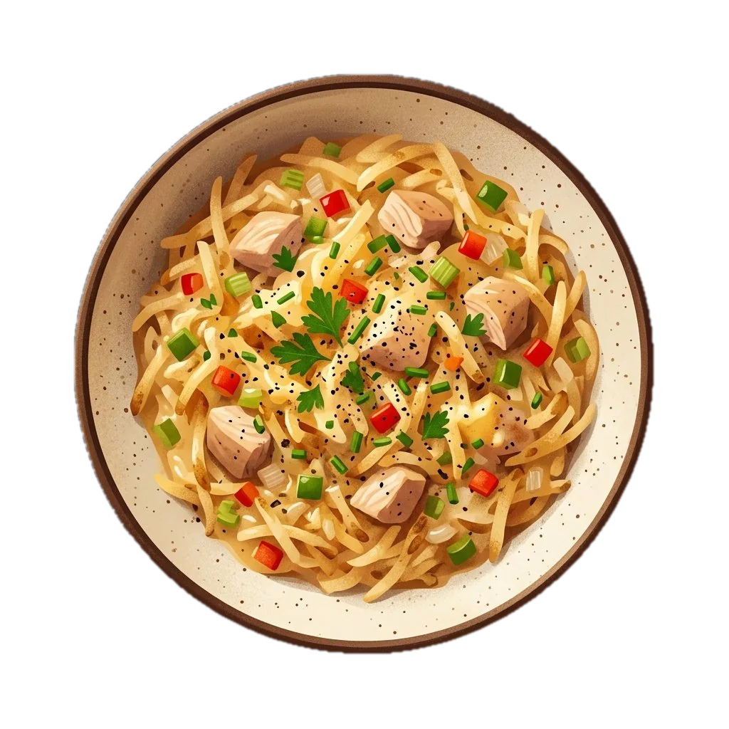 Creamy Chicken and Potato Hash
