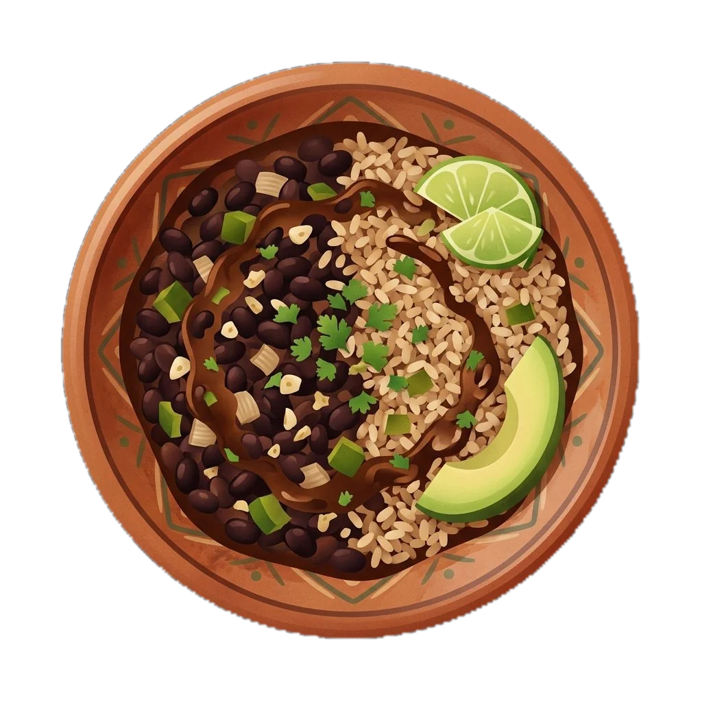 Cuban-Style Black Beans and Brown Rice