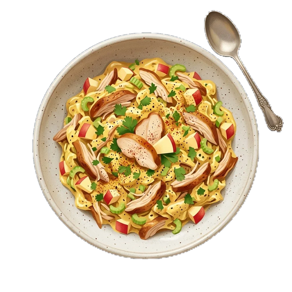 Curried Chicken Salad with Apples