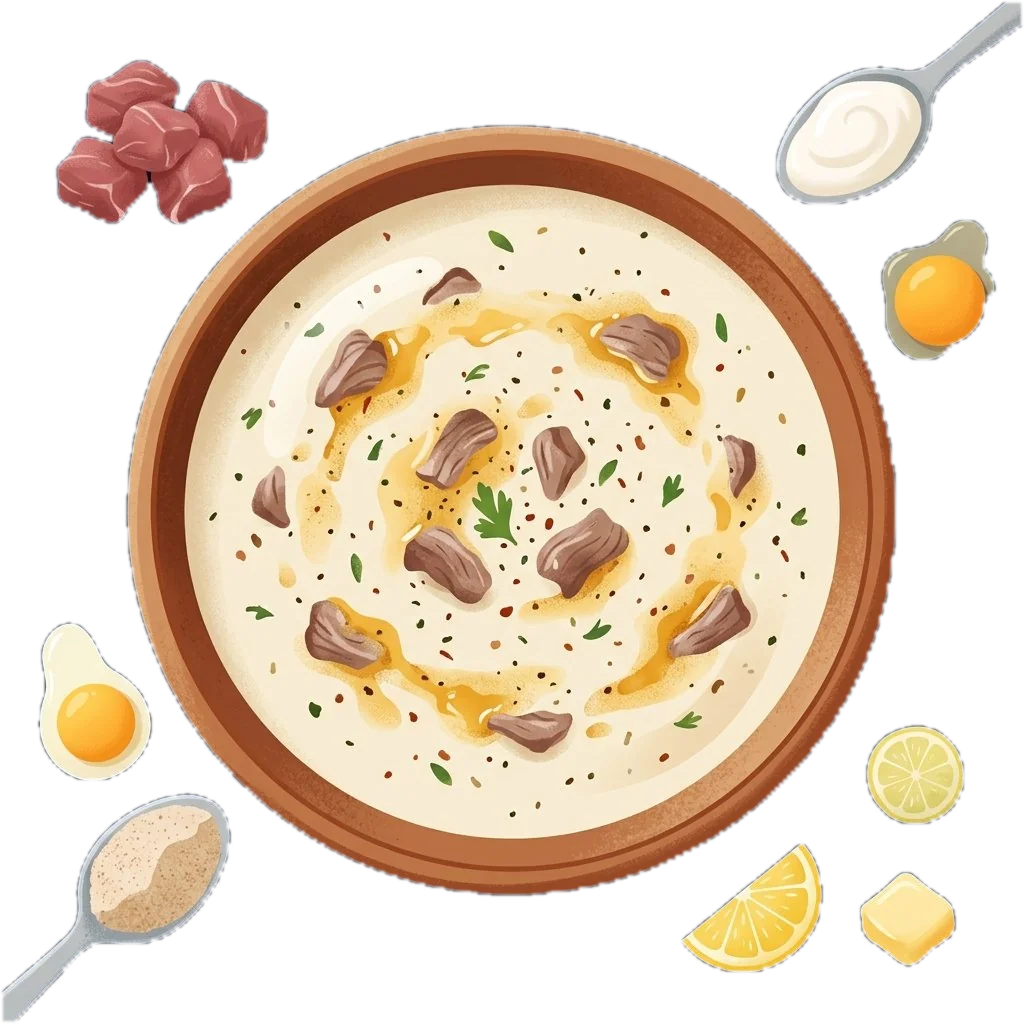 Turkish Wedding Soup (Light)