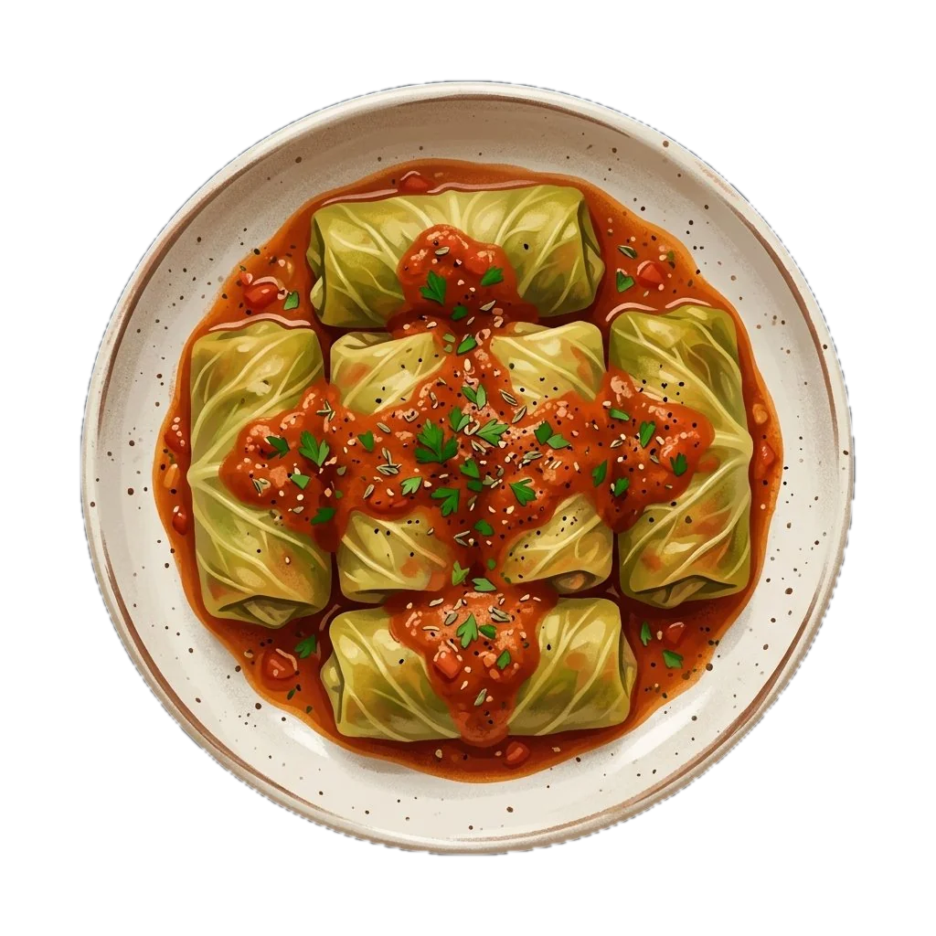 Stuffed Cabbage Rolls (Light)