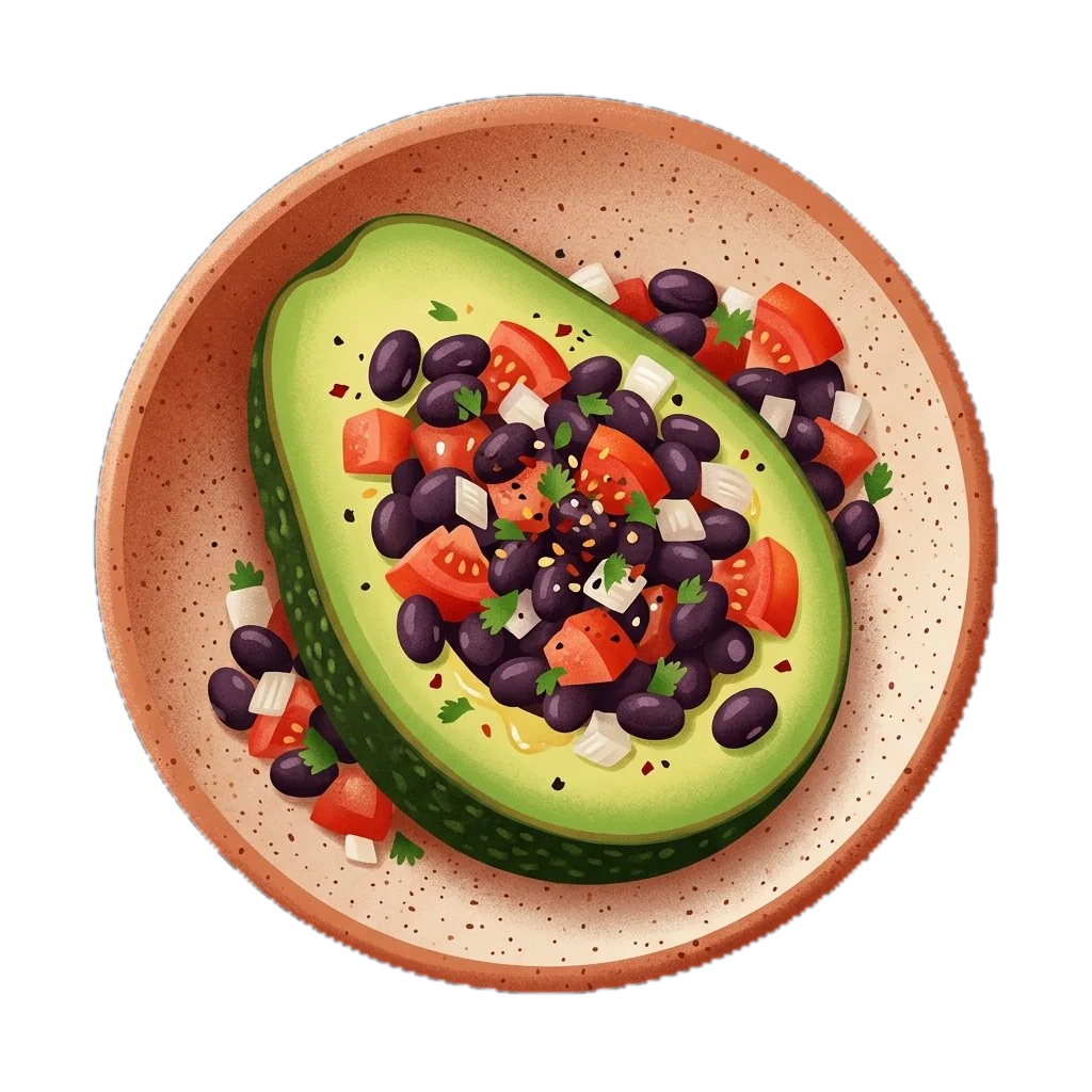 Fiesta Stuffed Avocado