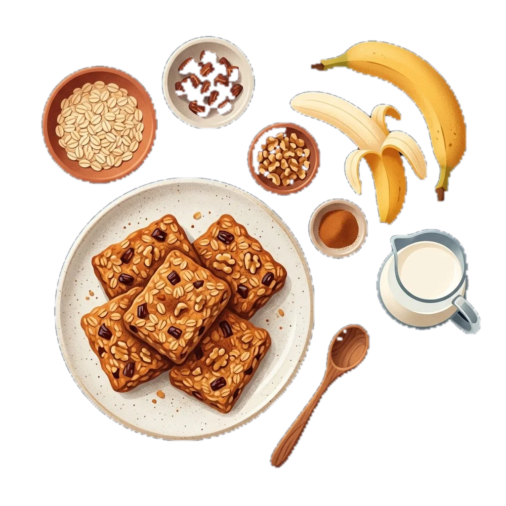 Sugar-Free Baked Oat Bars
