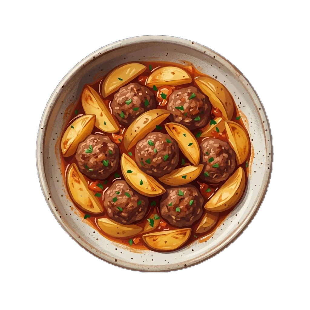 Baked Izmir Meatballs
