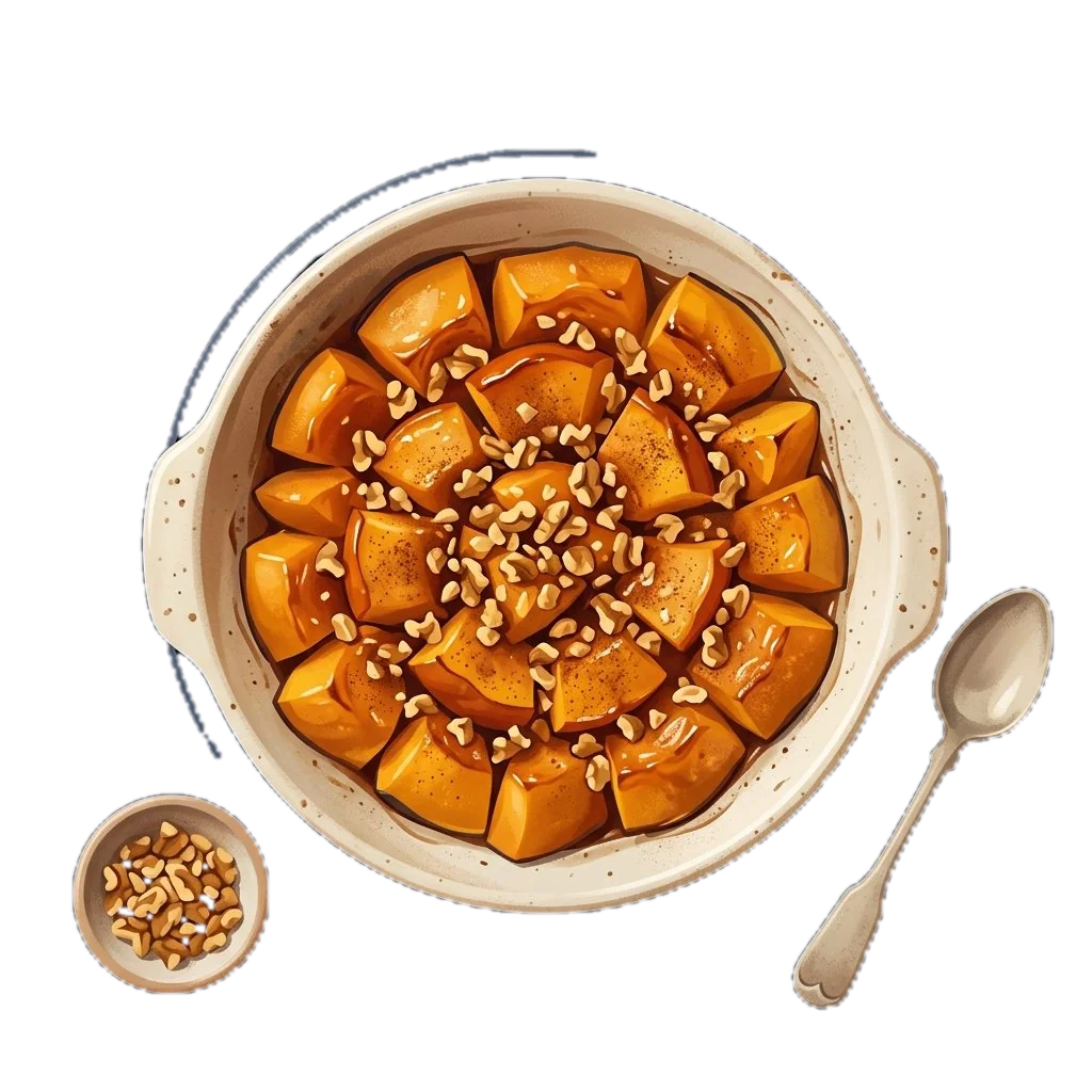 Baked Pumpkin Dessert (Low Sugar)