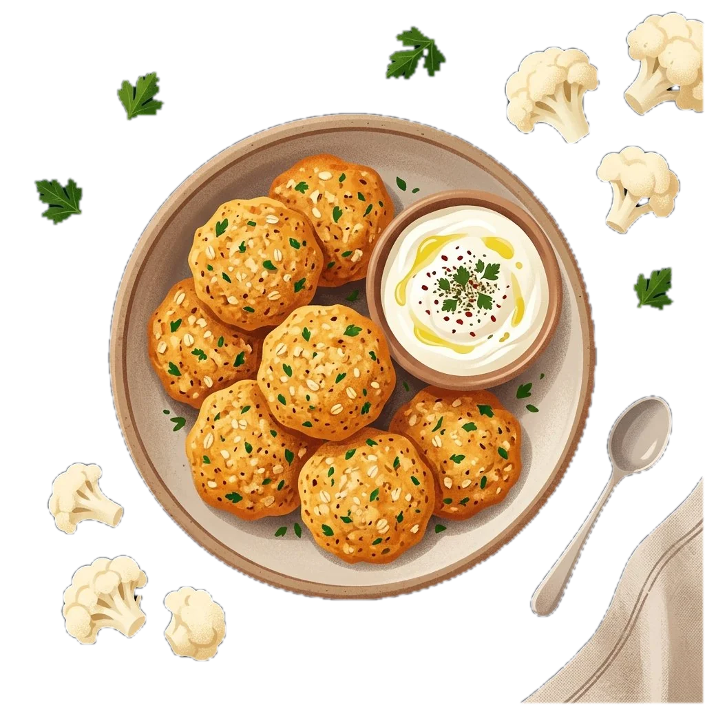 Baked Cauliflower Patties