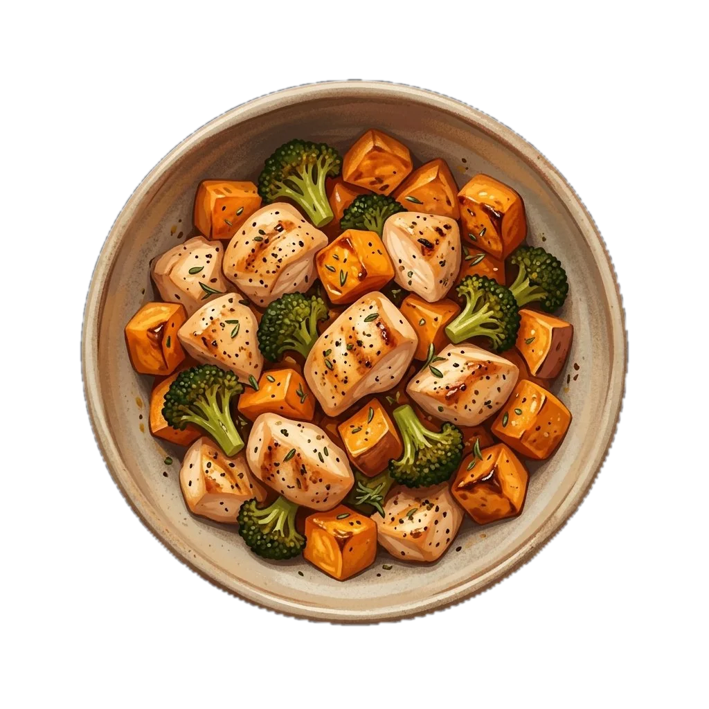 Sheet-Pan Chicken & Sweet Potato