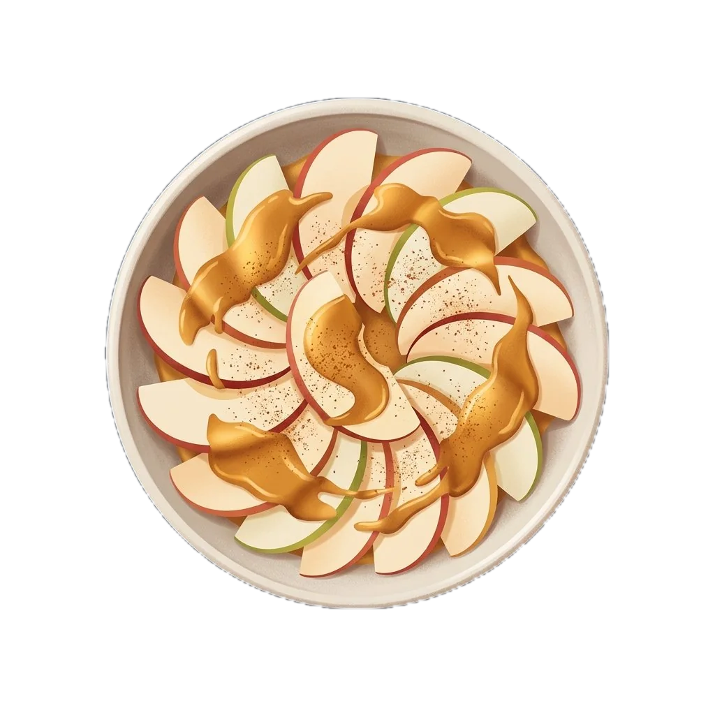 Apple Slices with Peanut Butter