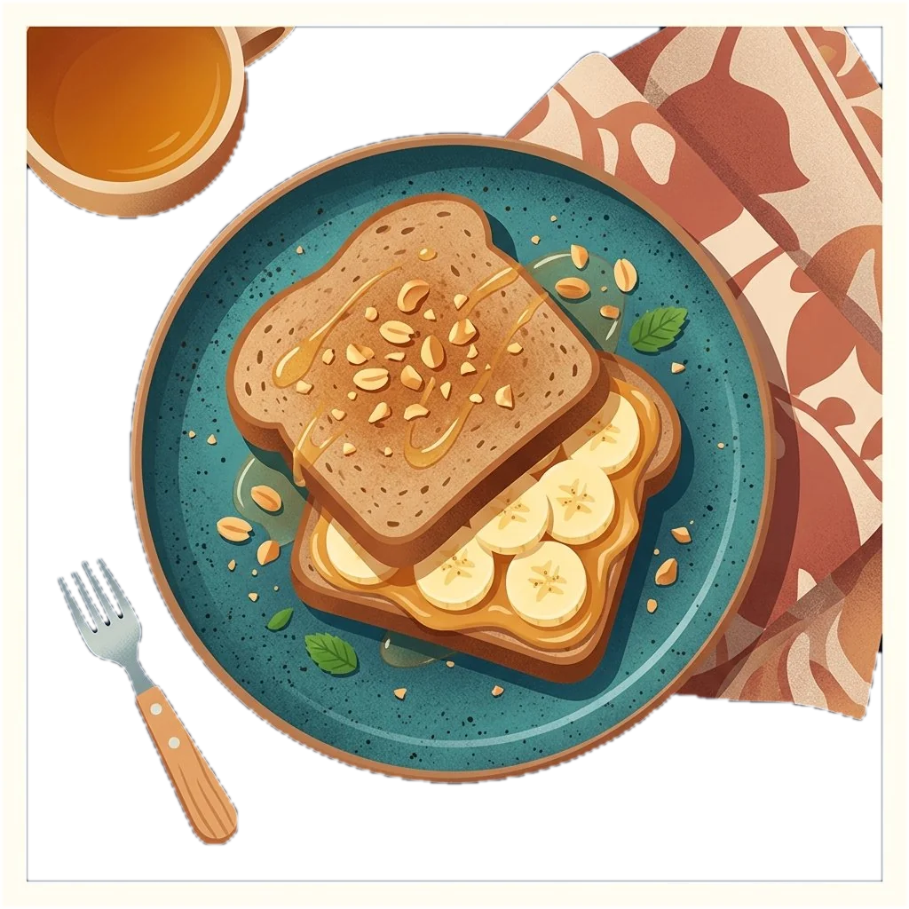 Peanut Butter Banana Toast