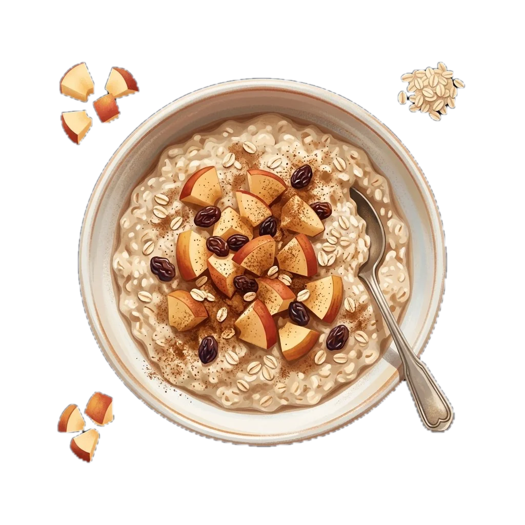 Apple Cinnamon Homemade Oatmeal