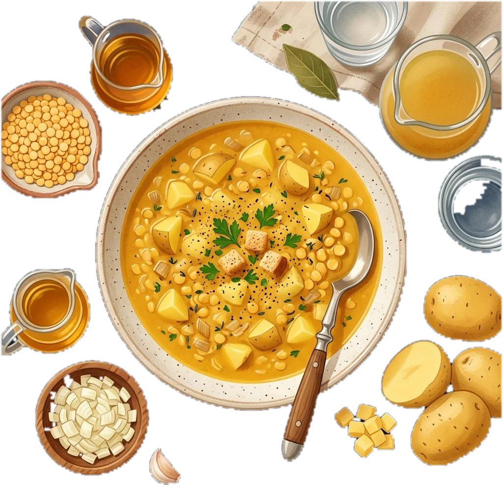 Golden Split Pea Soup