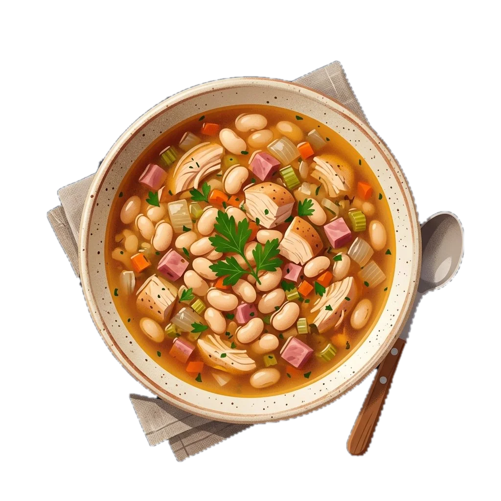 Hearty Northern Bean and Chicken Soup