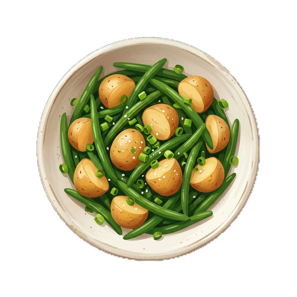 Simple Green Beans and New Potatoes