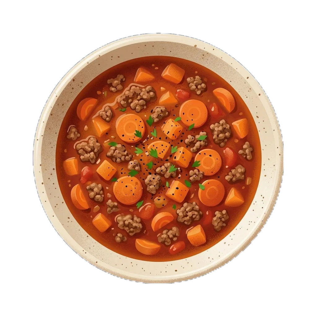 Hearty Ground Beef and Vegetable Stew