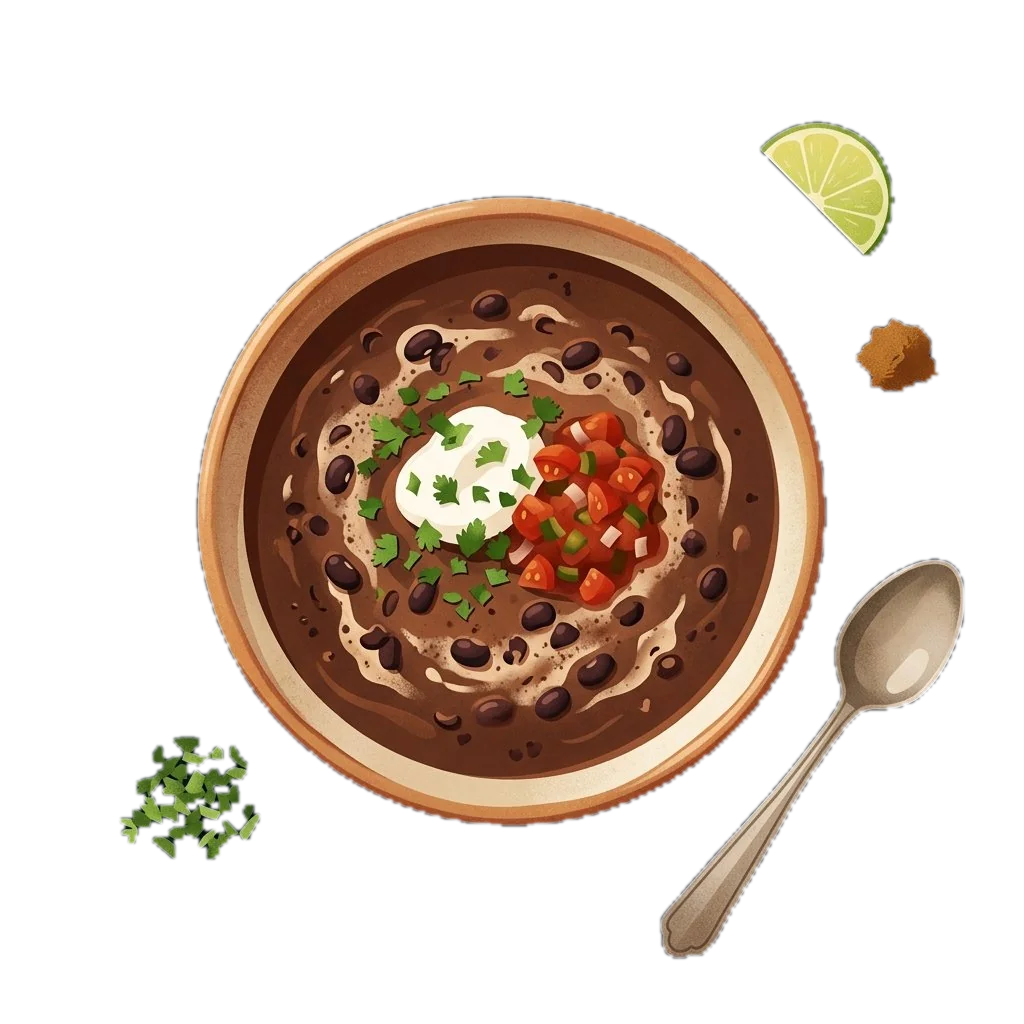 Quick & Creamy Black Bean Soup