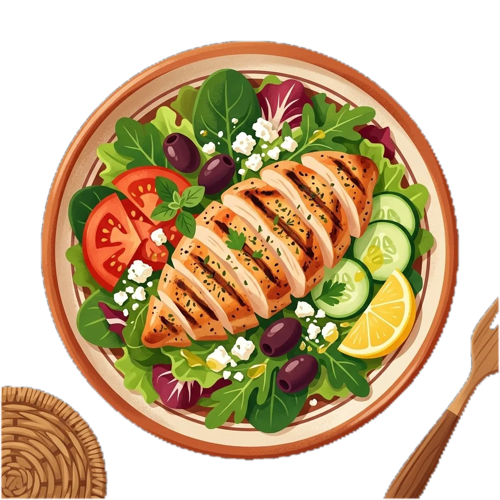 Grilled Chicken Mediterranean Salad
